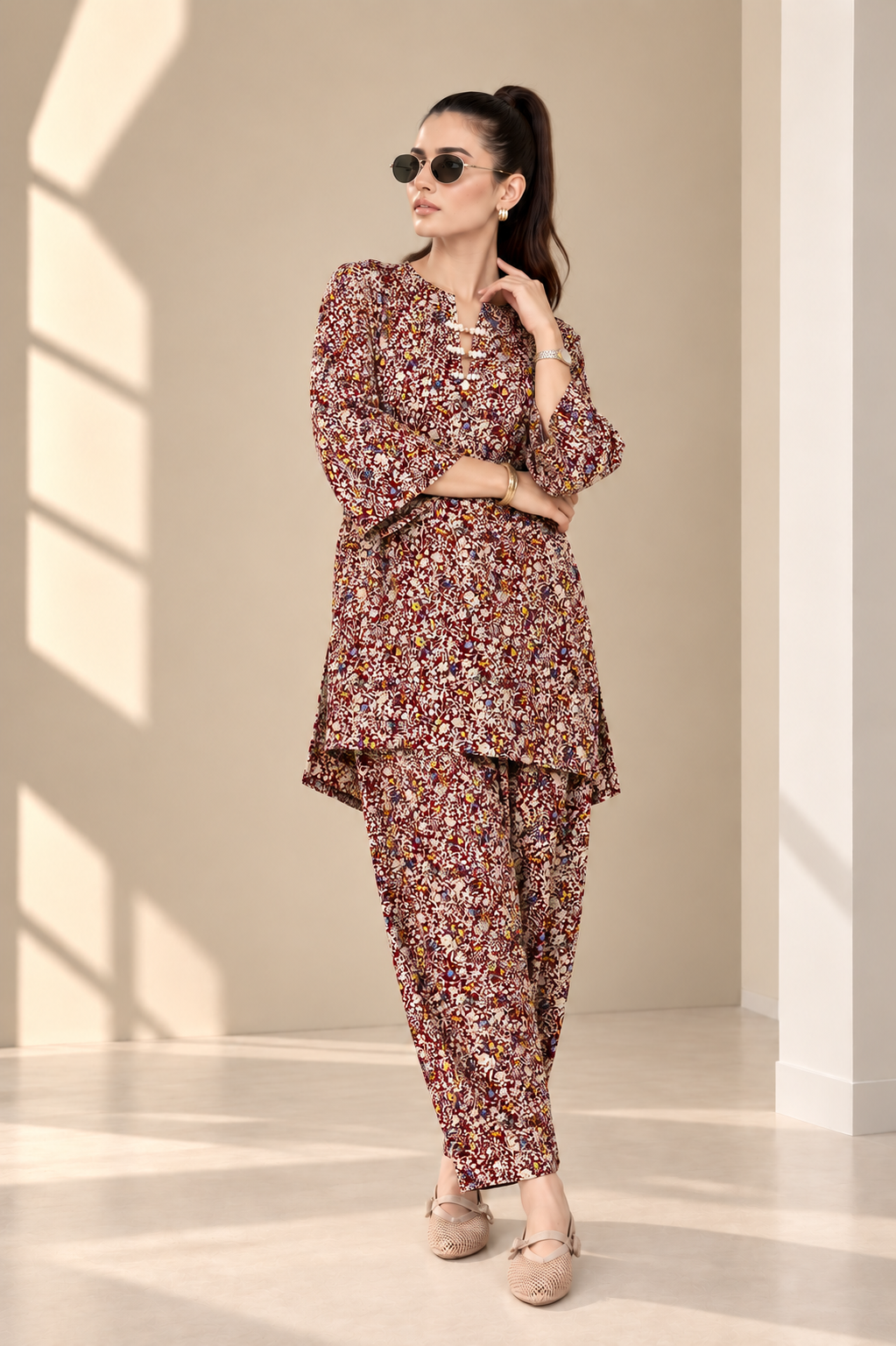2 Piece – Printed Linen