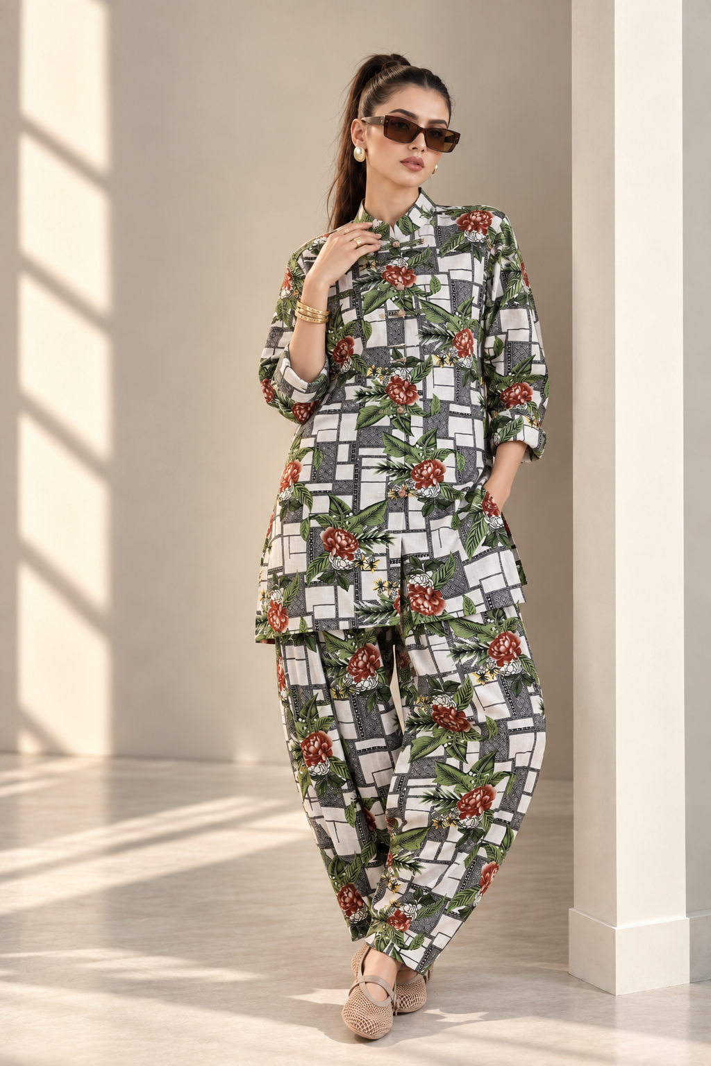 2 Piece – Printed Linen