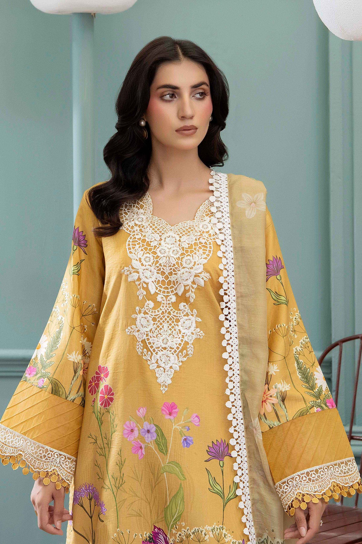 3 Piece – Printed Lawn