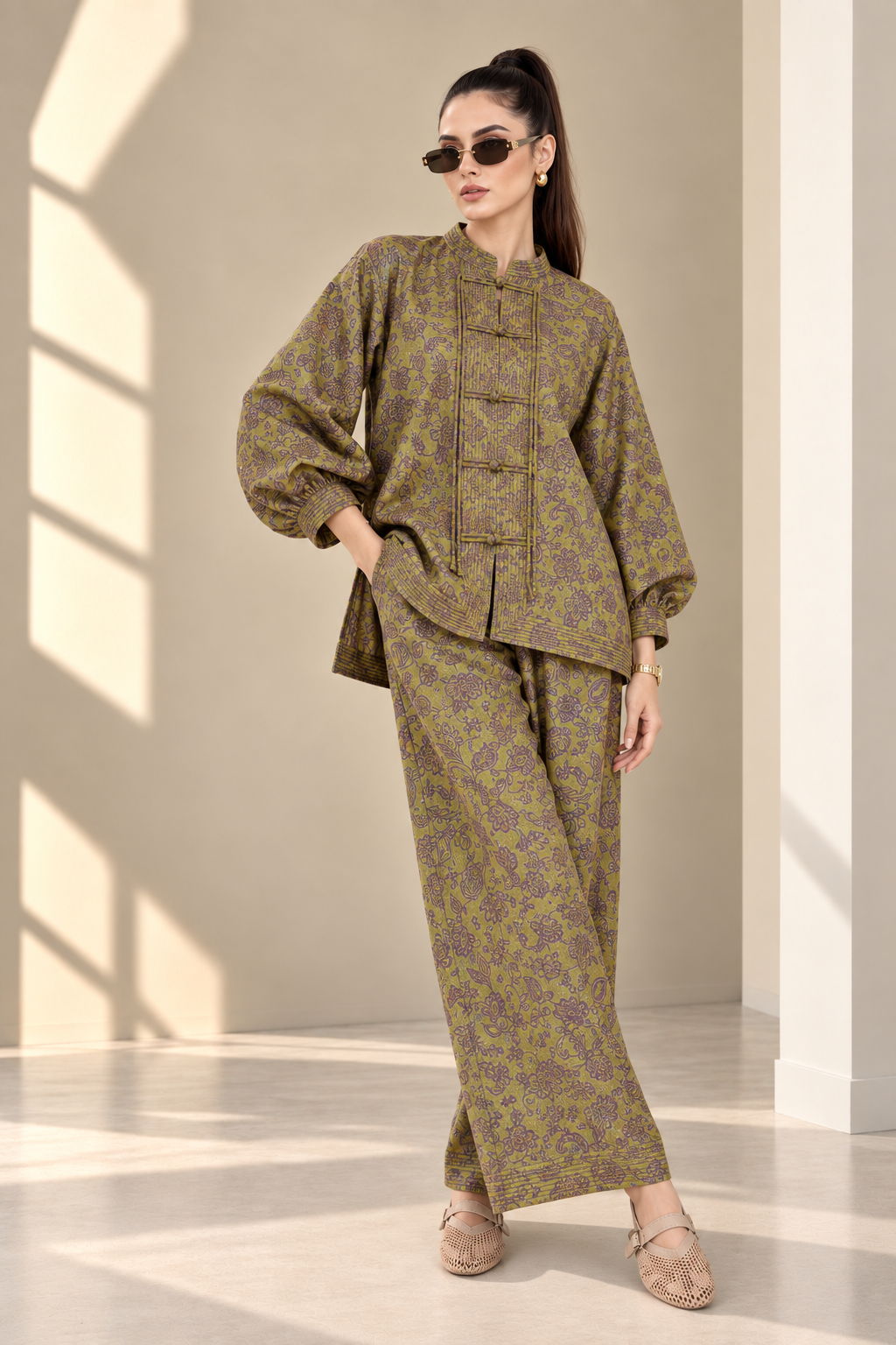 2 Piece – Printed Linen