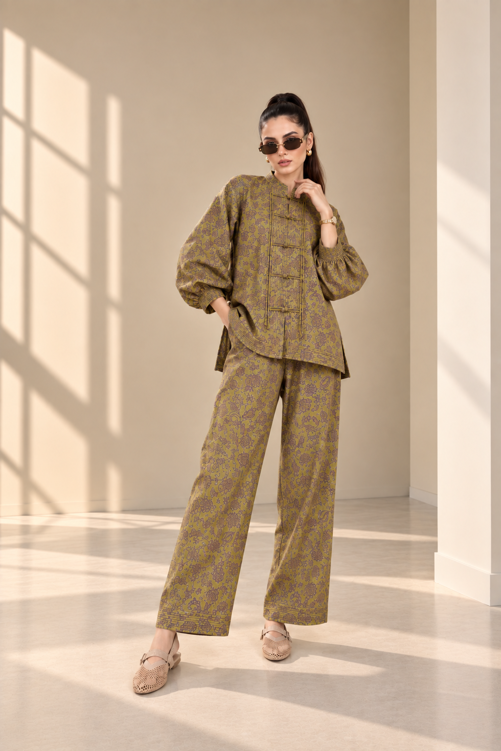 2 Piece – Printed Linen