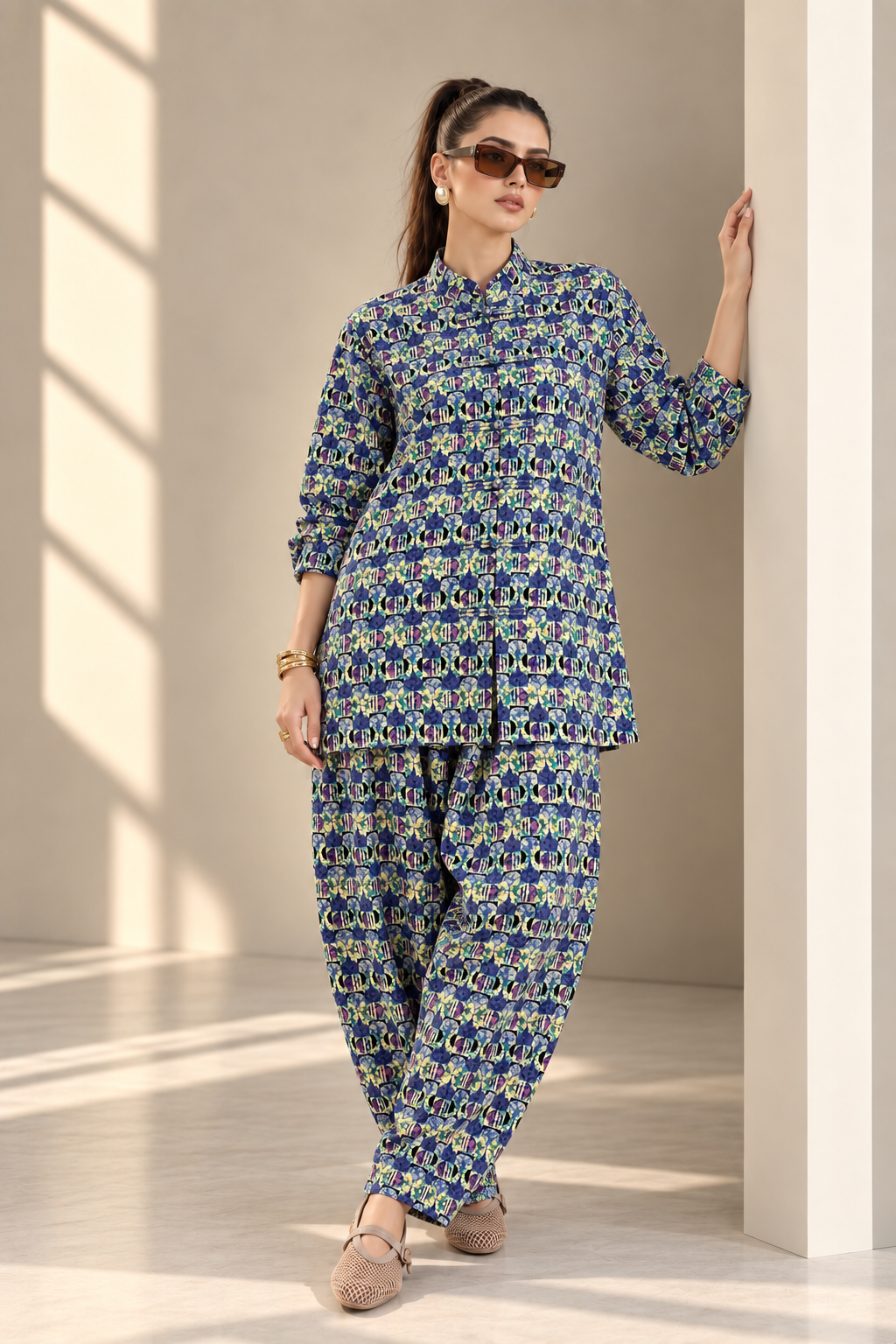 2 Piece – Printed Linen