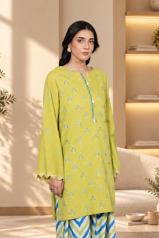 2 PIECE - EMBROIDERED KHADDAR