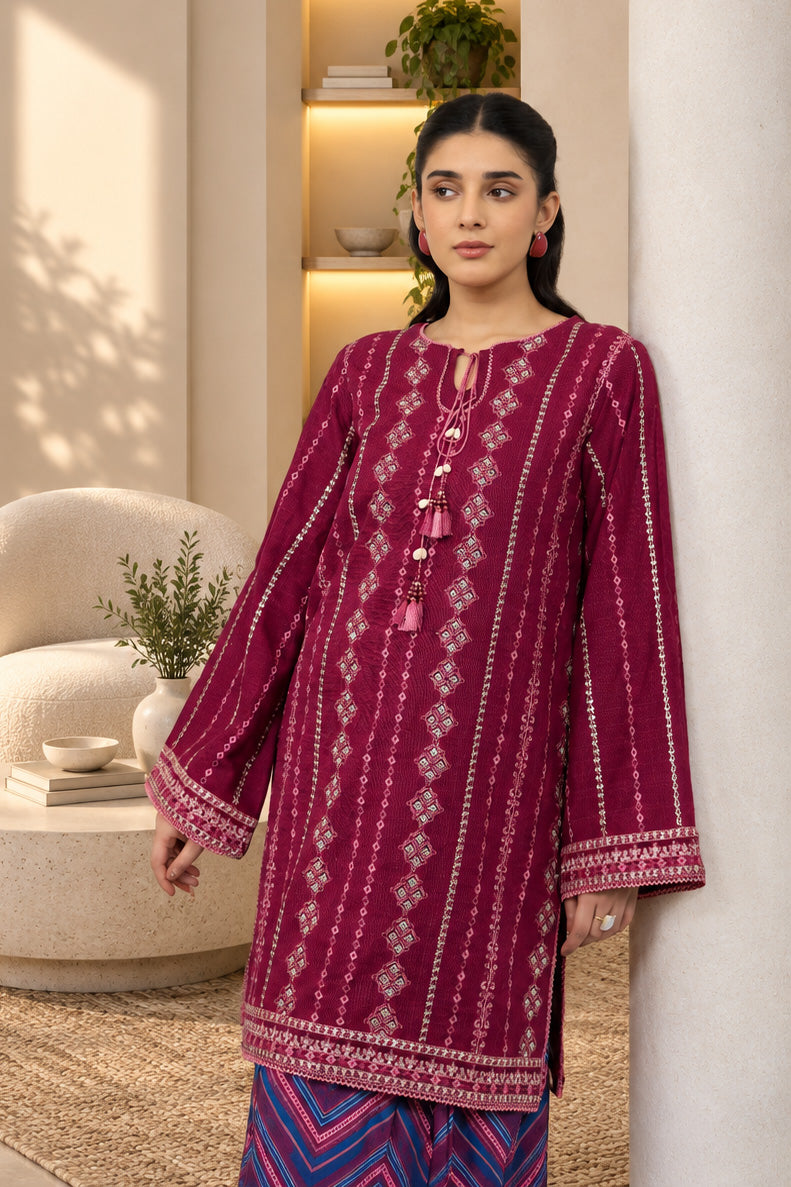 2 PIECE - EMBROIDERED KHADDAR