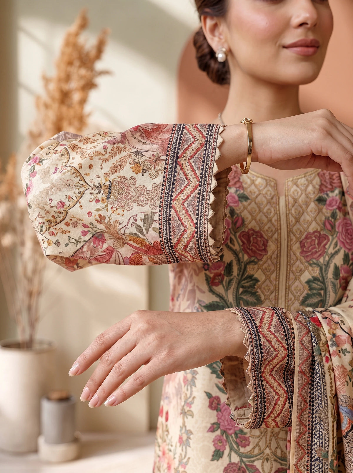 3 Piece – Printed Lawn
