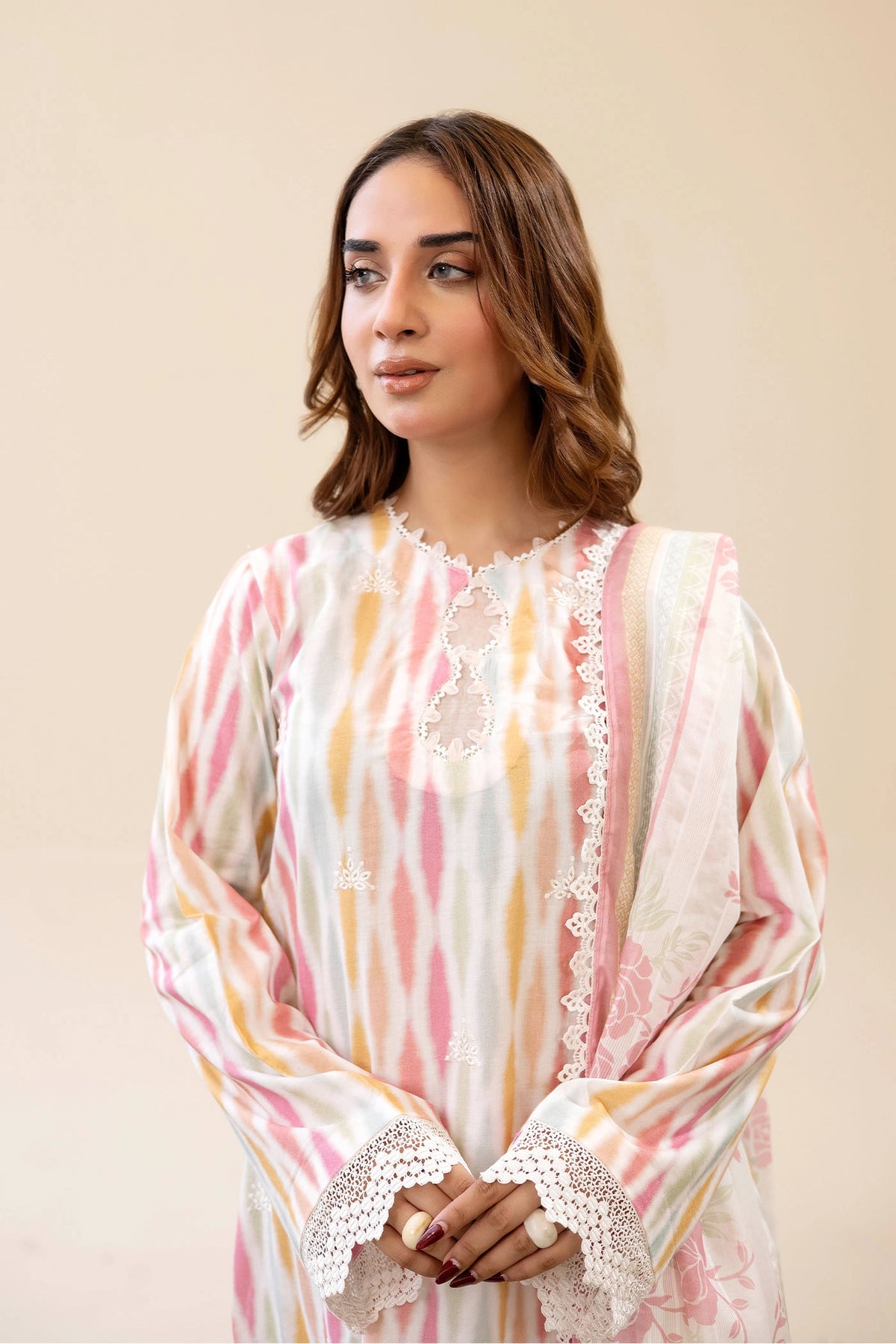 3 Piece – Embroidered Lawn