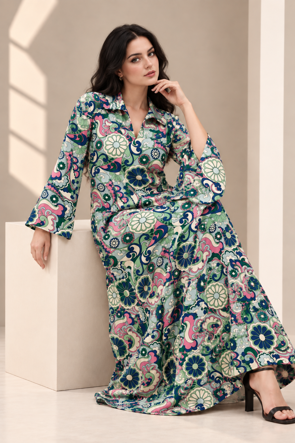 Linen Kaftan-04