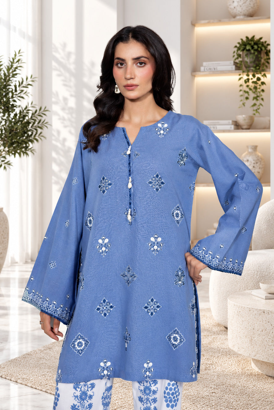 2 PIECE - EMBROIDERED KHADDAR