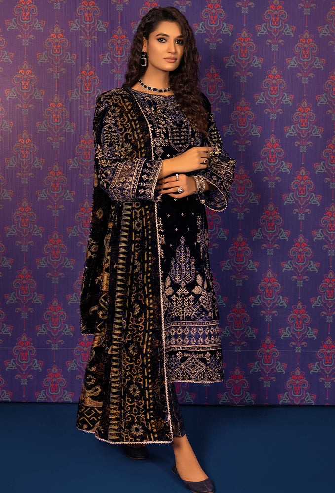 Plachi Embroidered Unstitched 5405