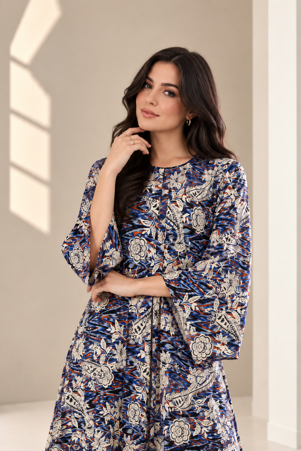 Linen Kaftan-05