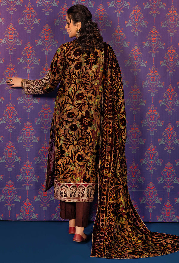 Plachi Embroidered Unstitched 5406