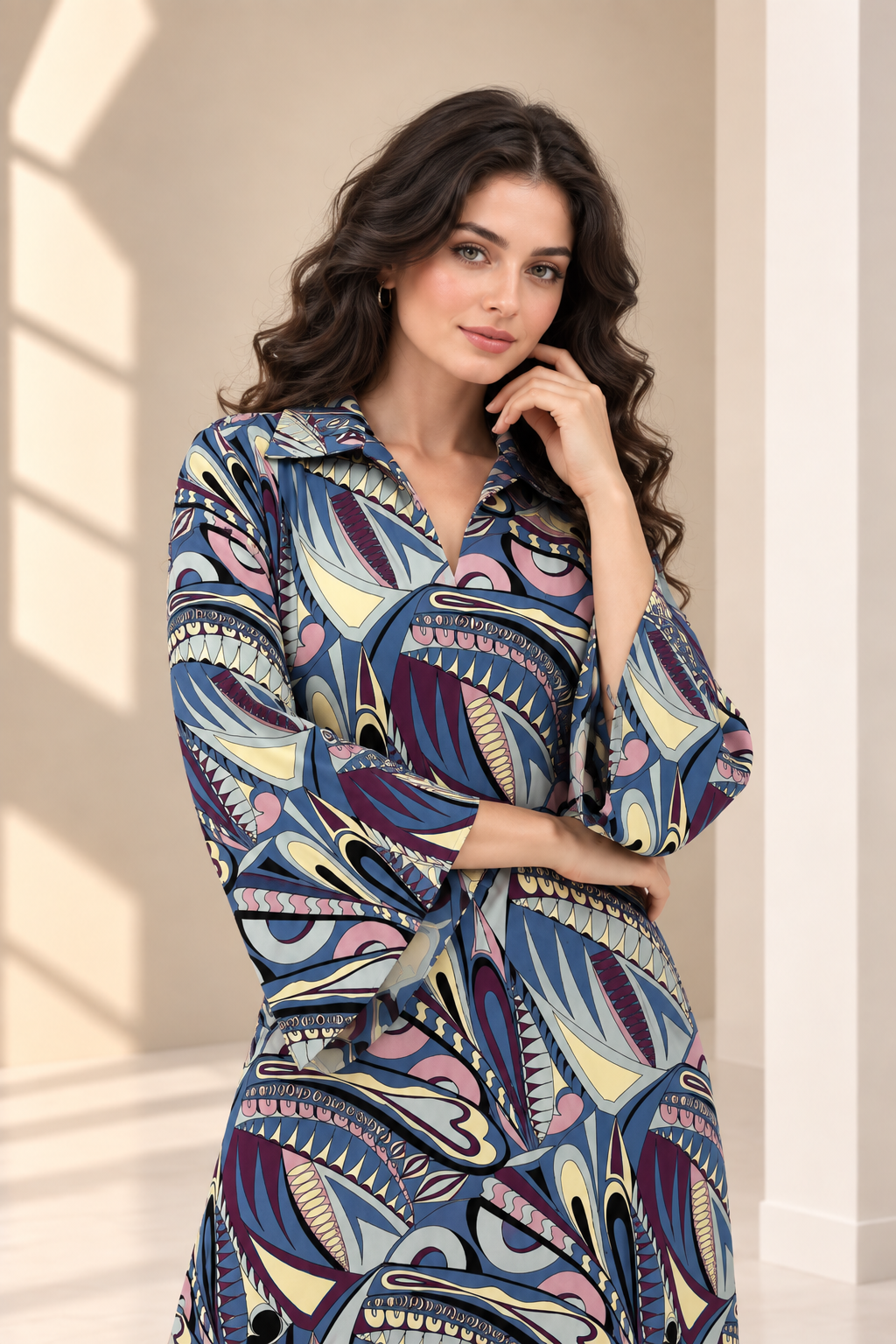 Linen Kaftan-07