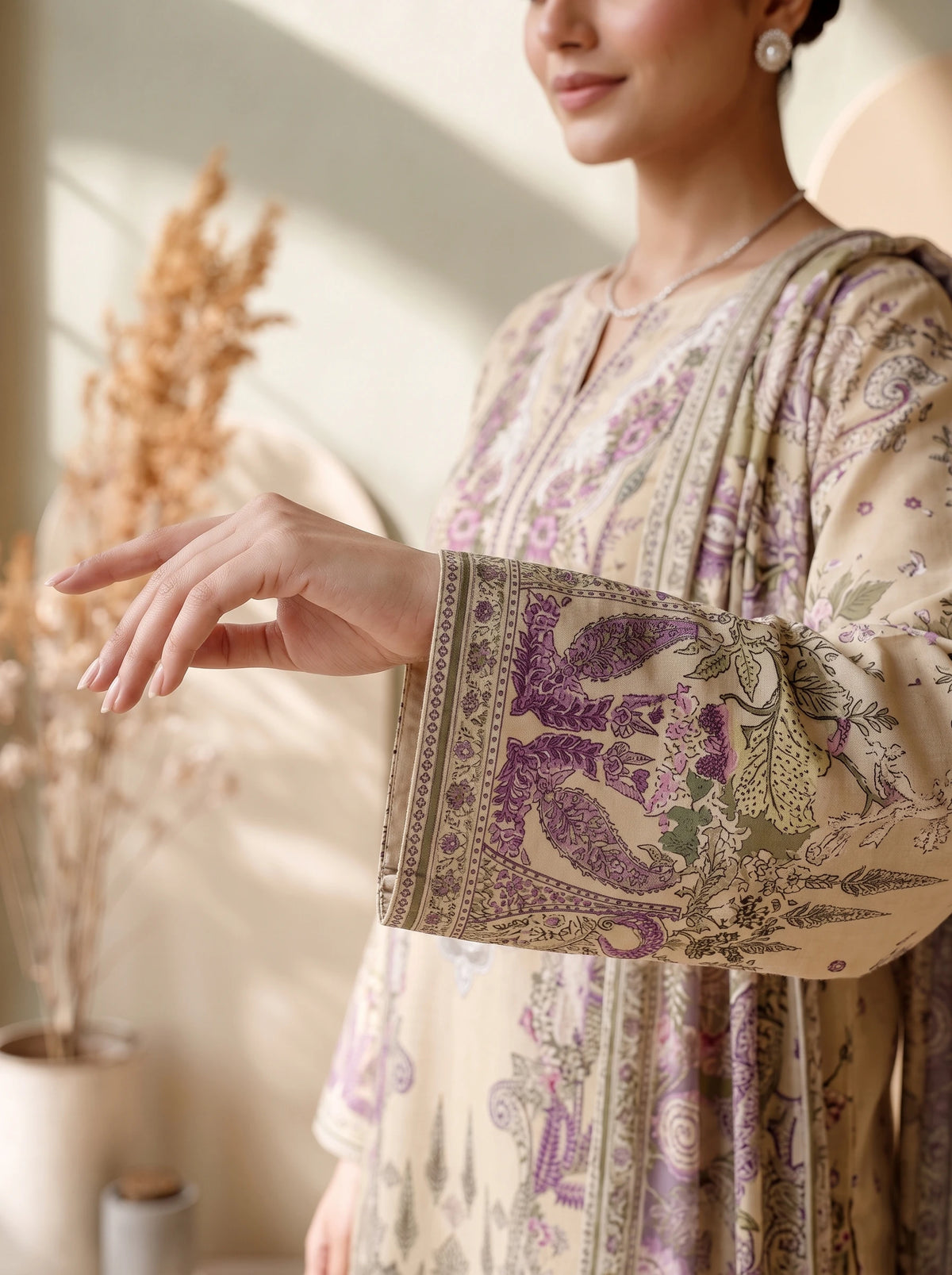 3 Piece – Printed Lawn