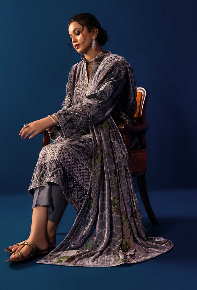 Plachi Embroidered Unstitched 5408