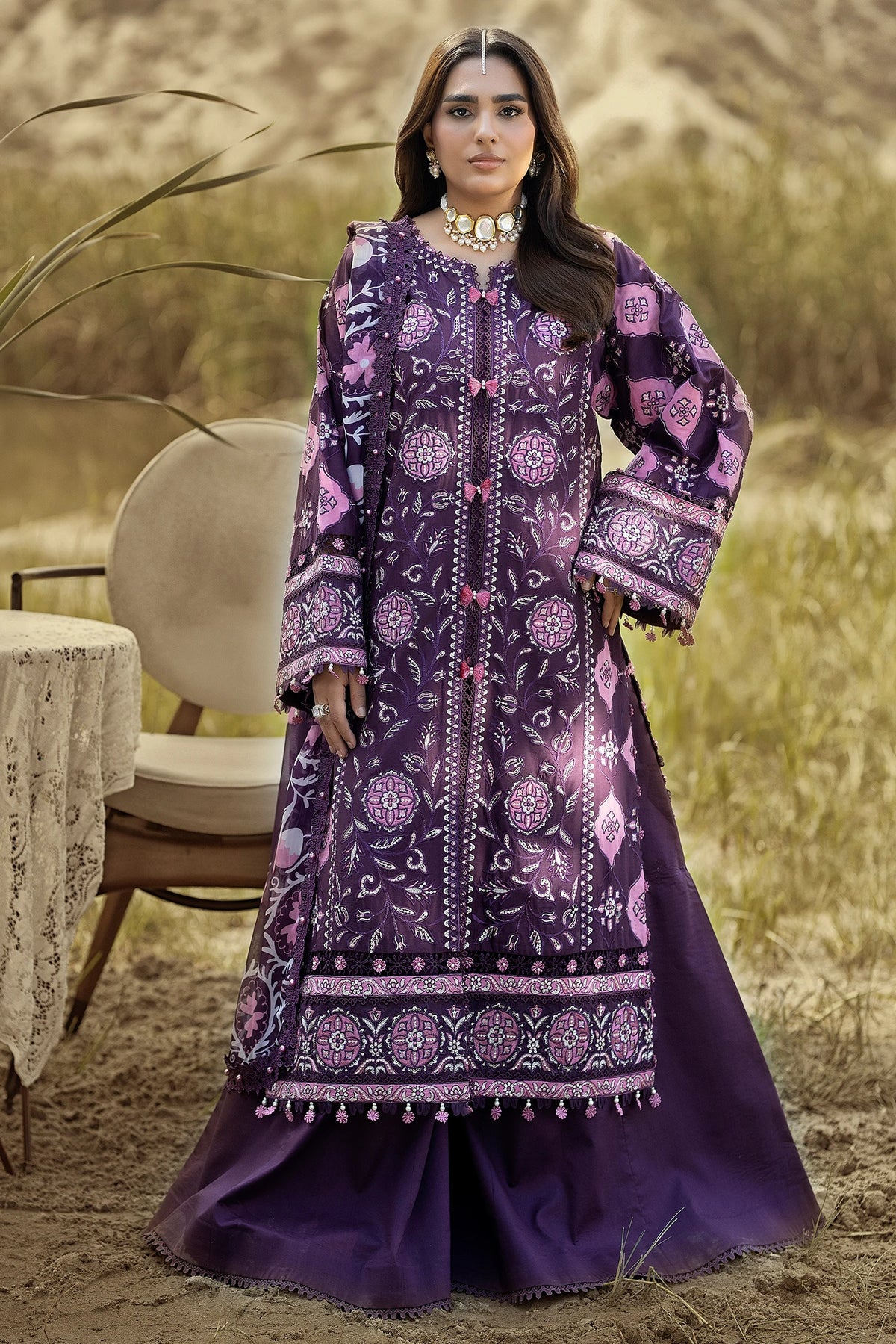 3 Piece – Embroidered Lawn