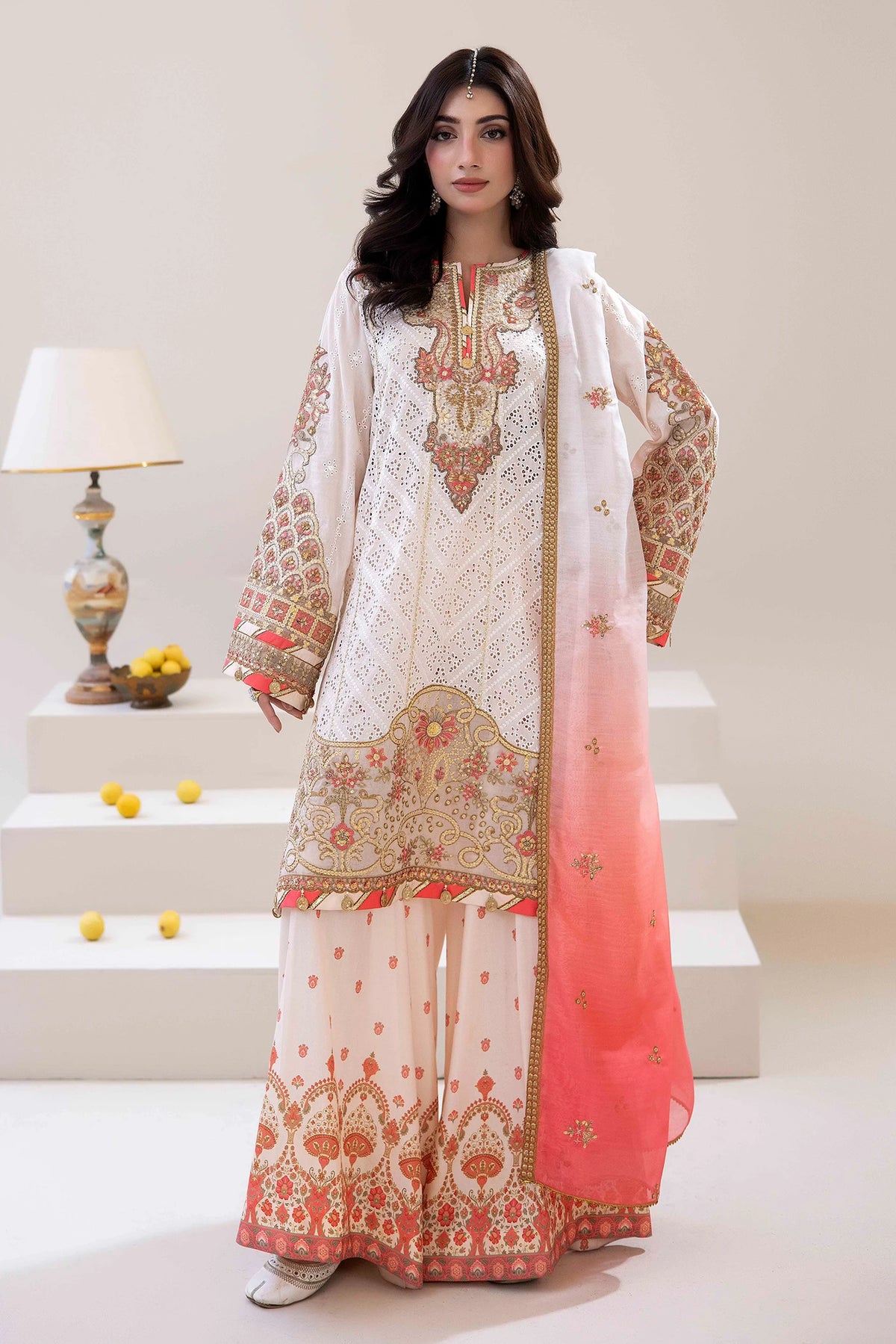 3 Piece – Embroidered Lawn