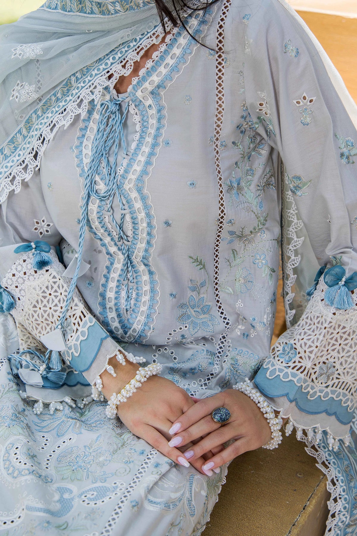3 Piece – Embroidered Lawn