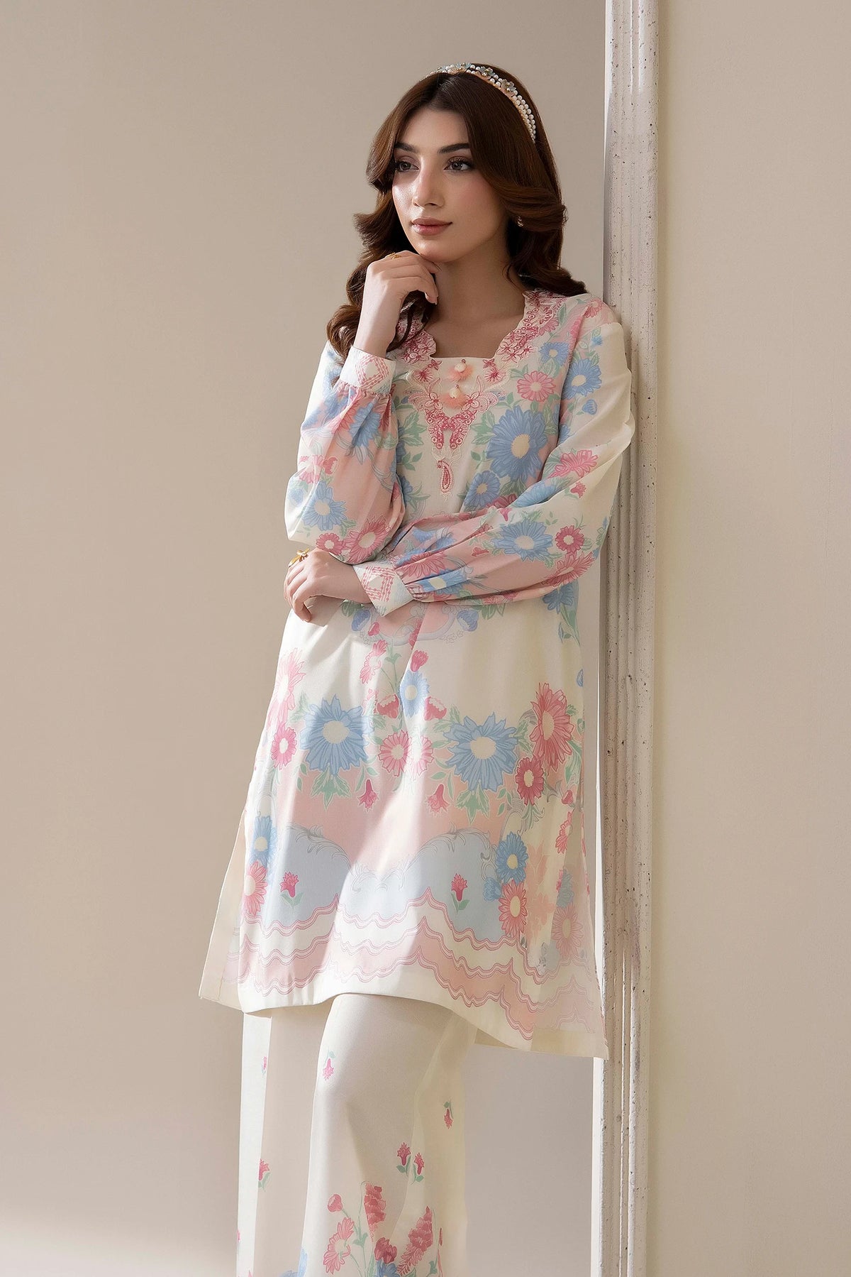 2 Piece – Printed Lawn
