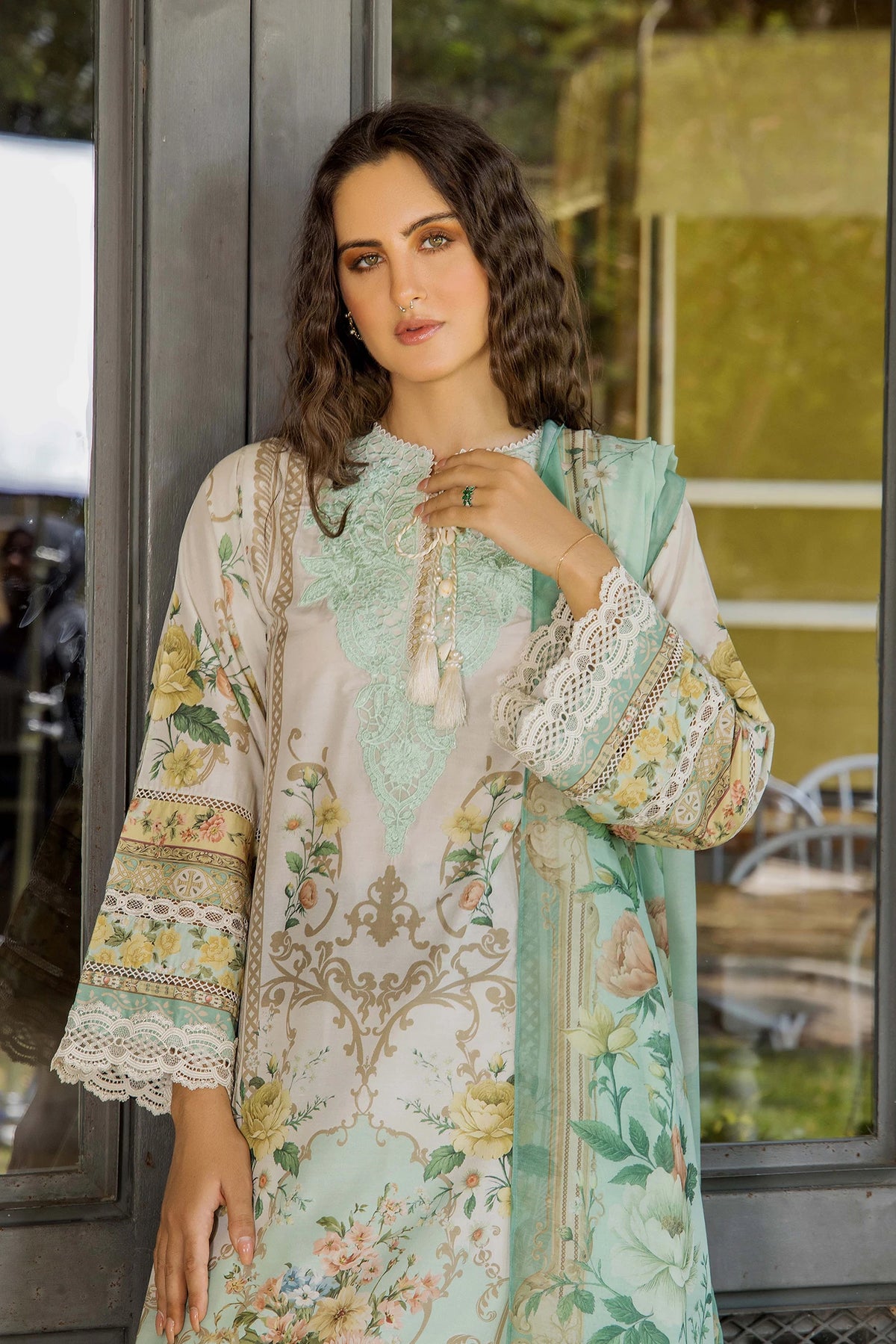 3 Piece – Printed Lawn