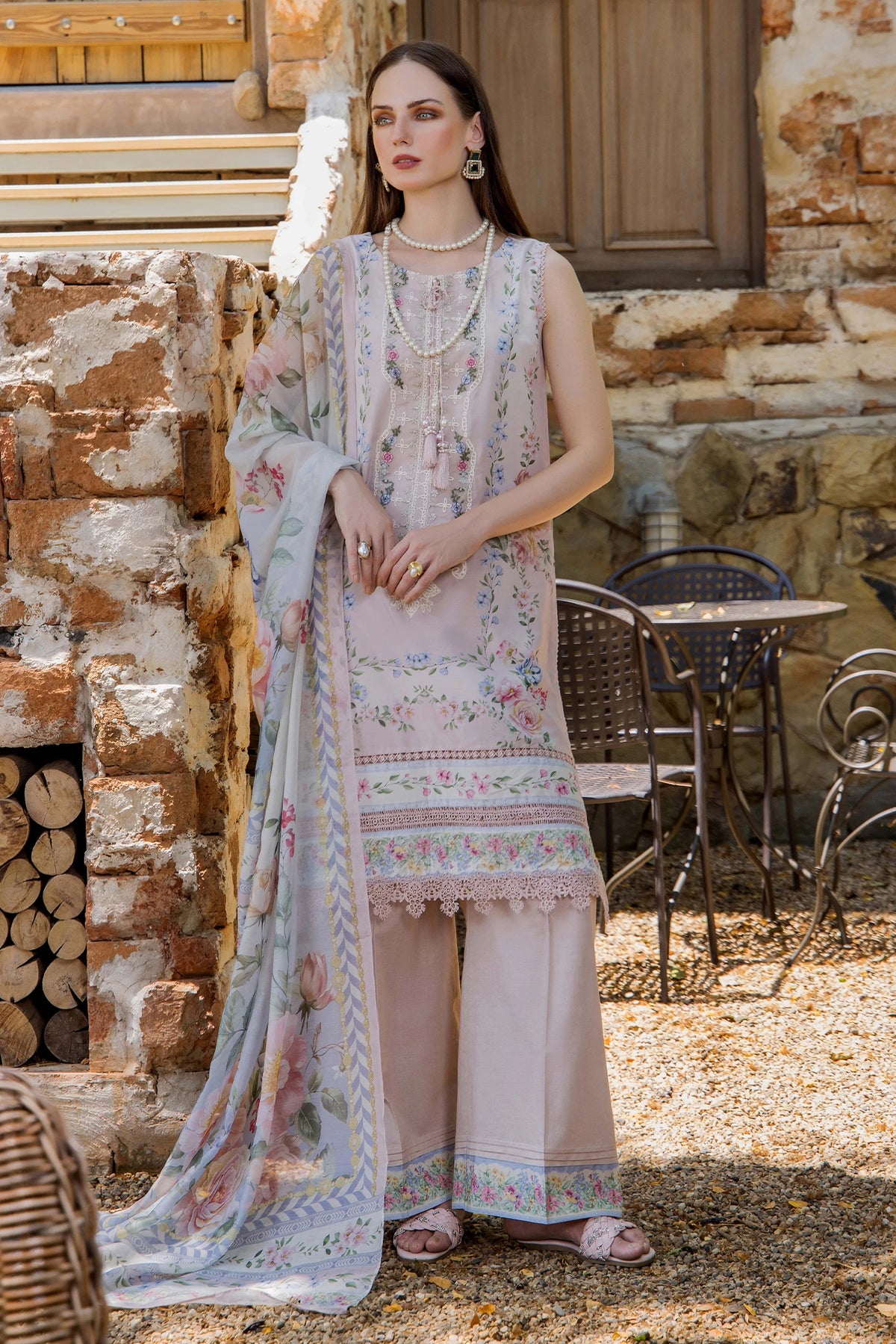 3 Piece – Printed Lawn