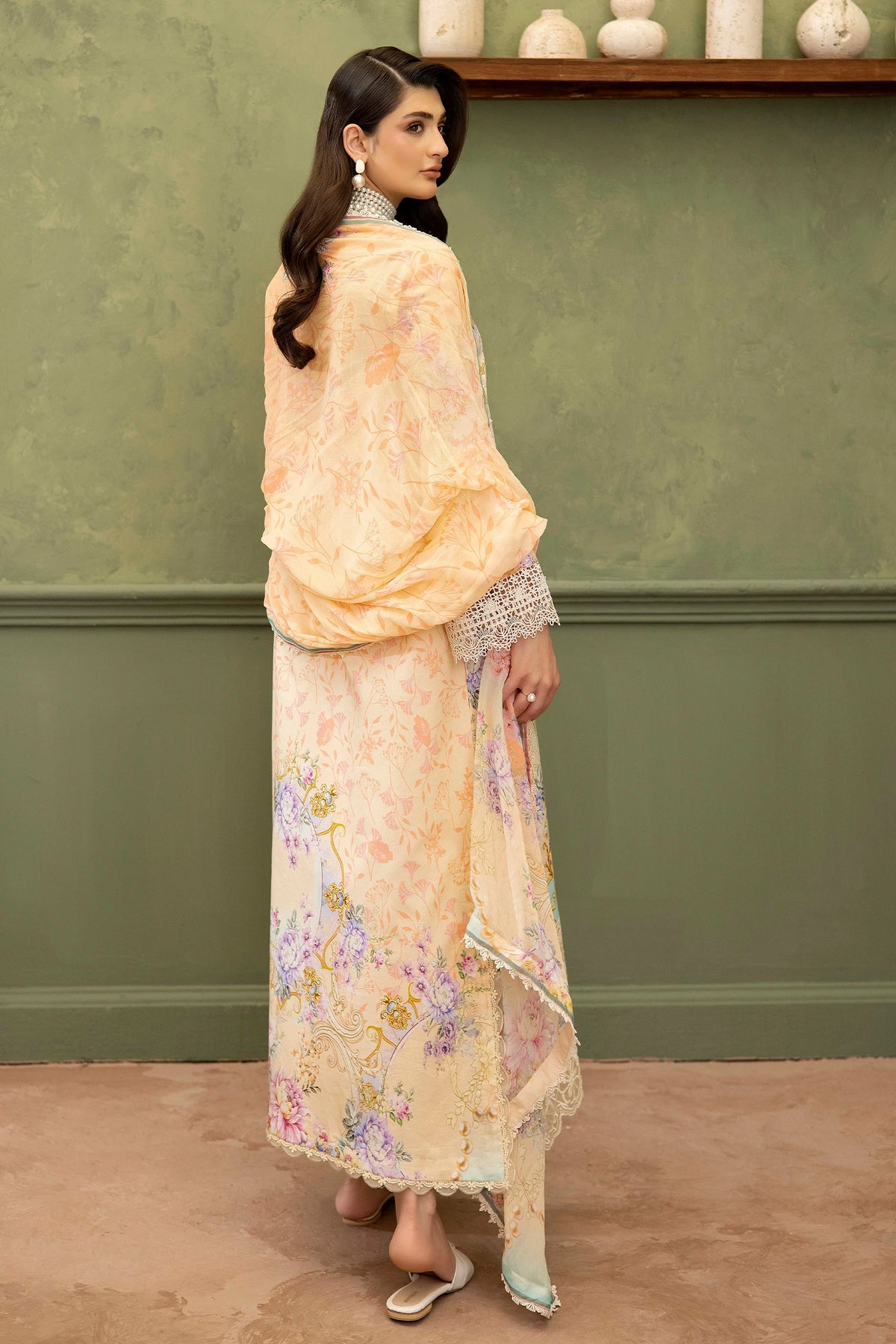 3 Piece – Printed Lawn