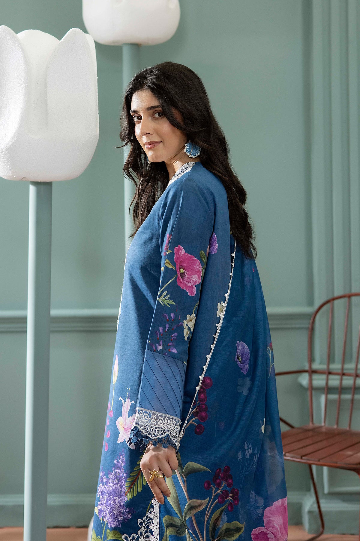 3 Piece – Printed Lawn