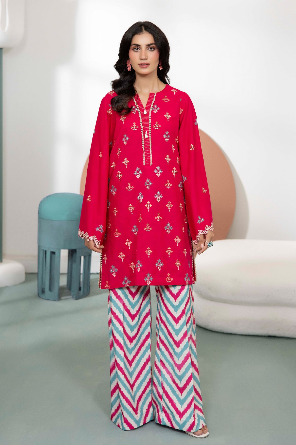 2 PIECE - EMBROIDERED KHADDAR