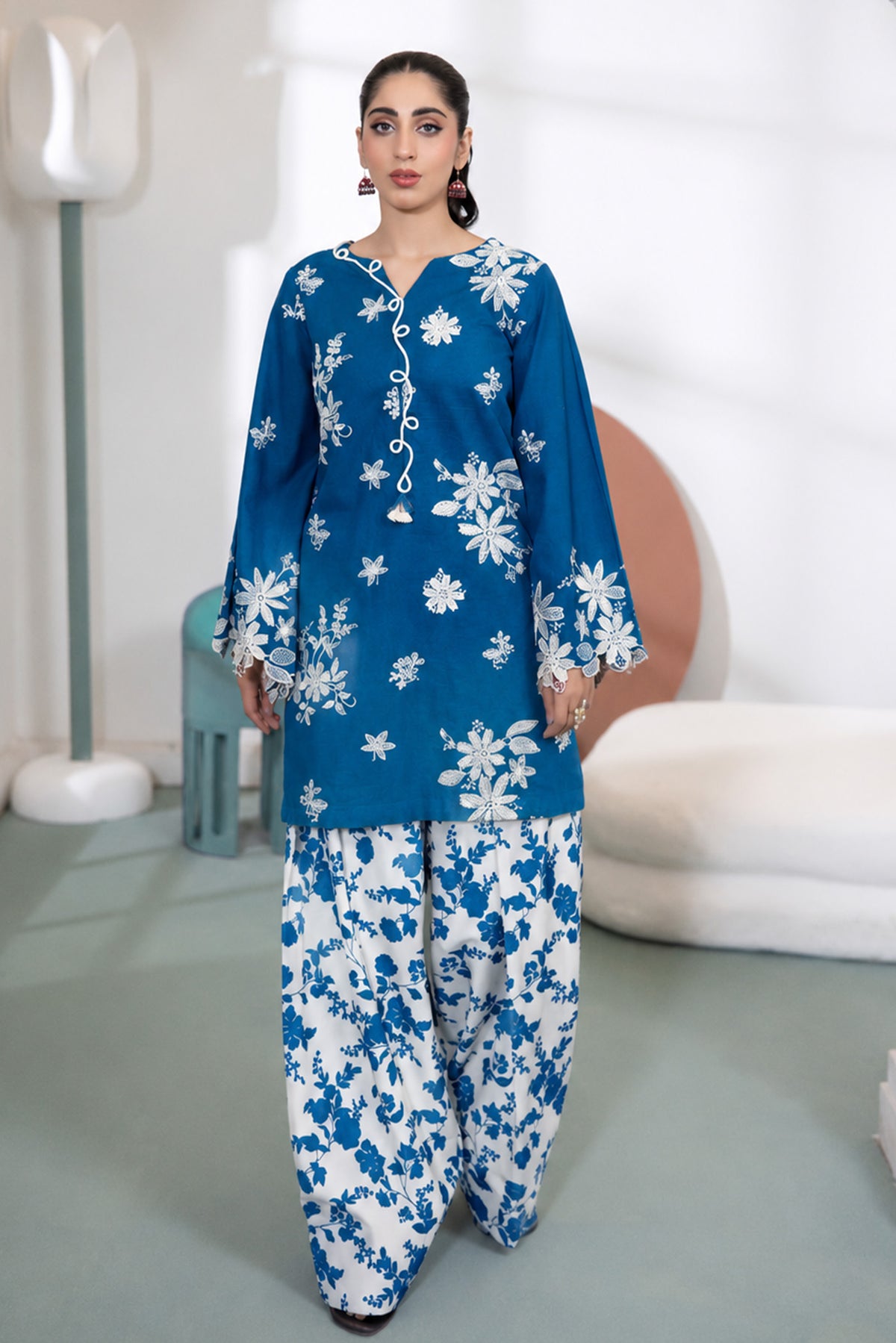 2 PIECE - EMBROIDERED KHADDAR