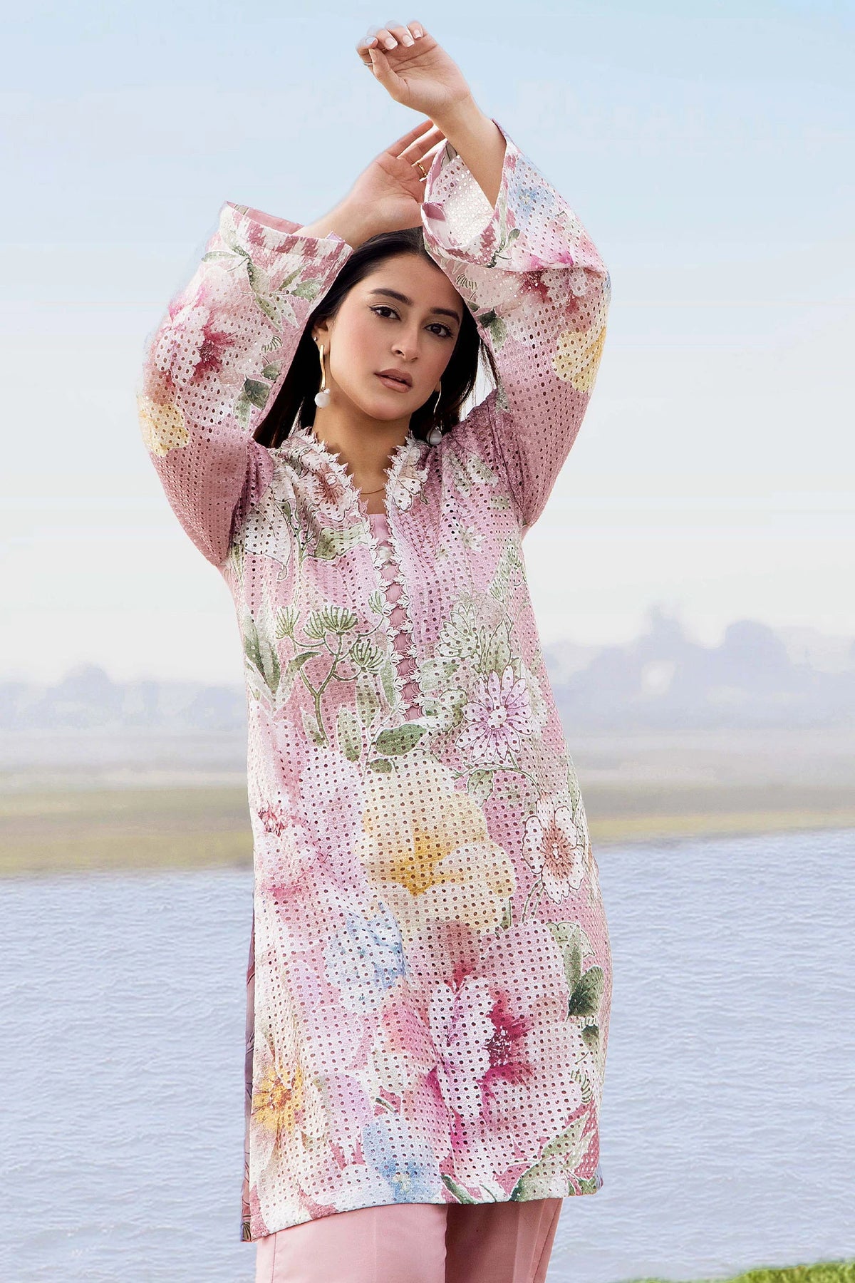 2 Piece – Embroidered Jacquard