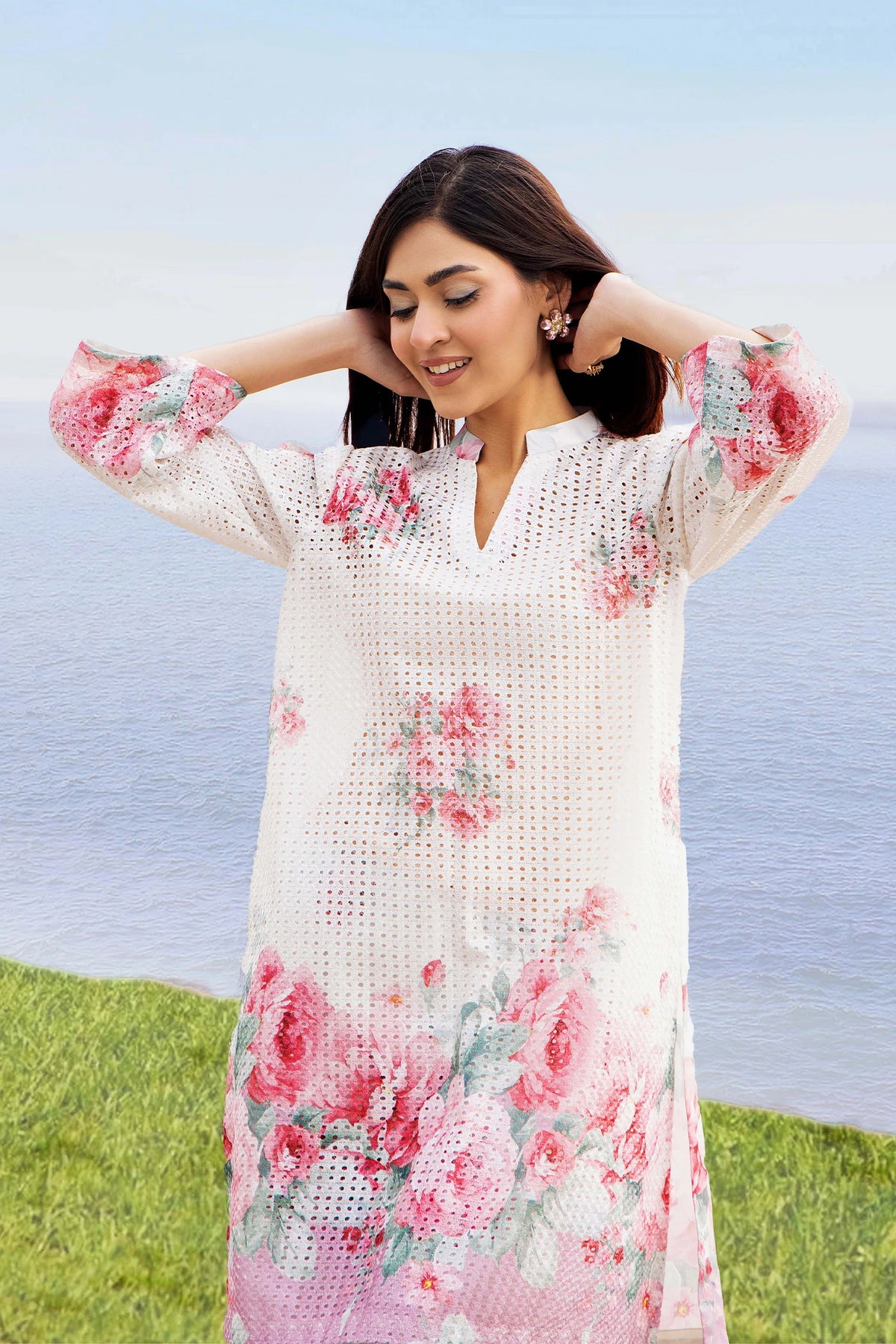 2 Piece – Embroidered Jacquard