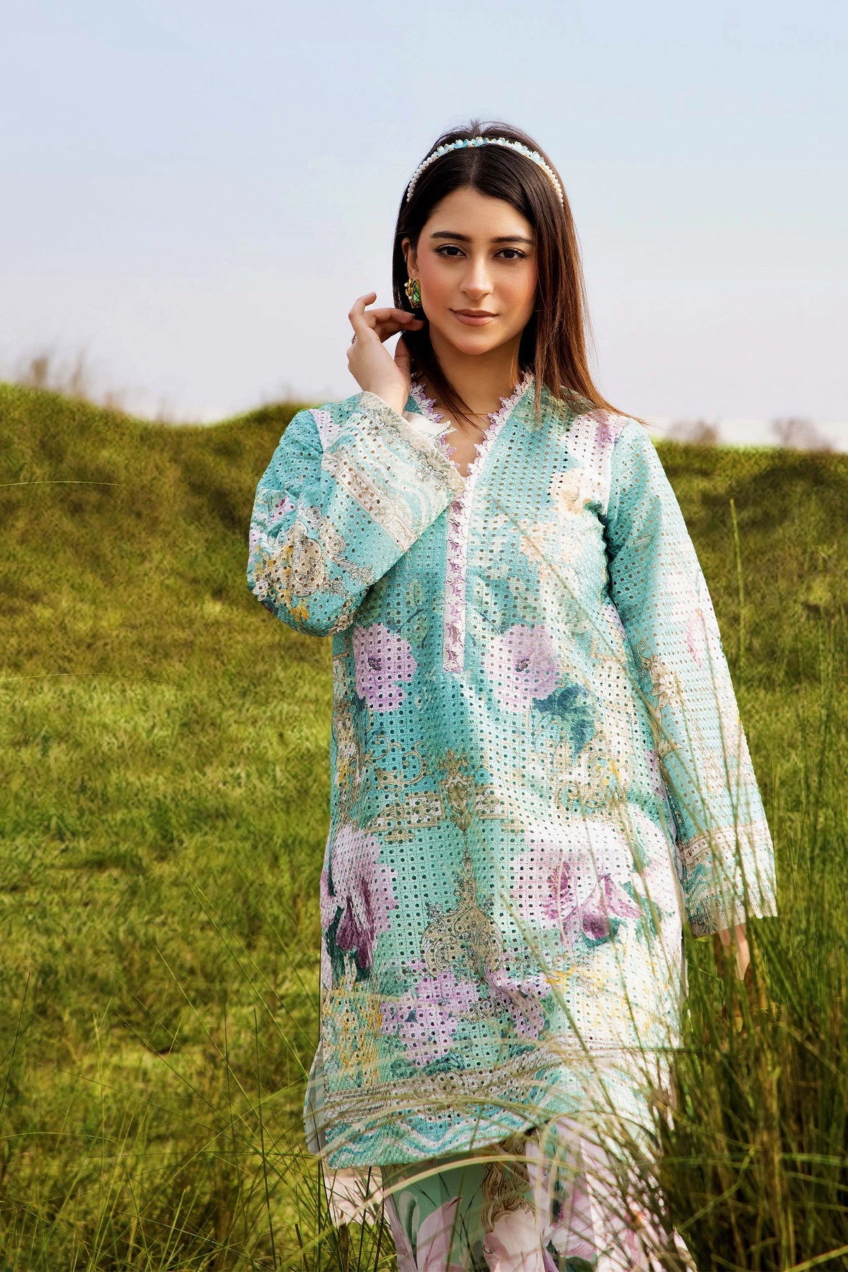 2 Piece – Embroidered Jacquard