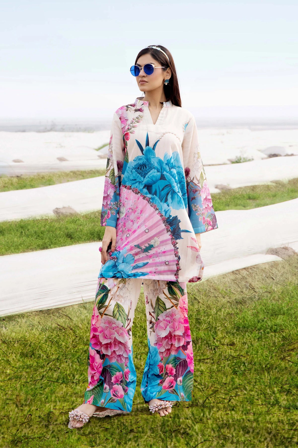 2 Piece – Printed Jacquard