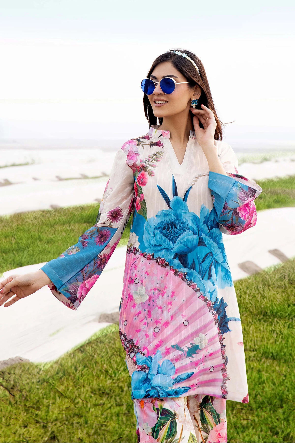 2 Piece – Printed Jacquard
