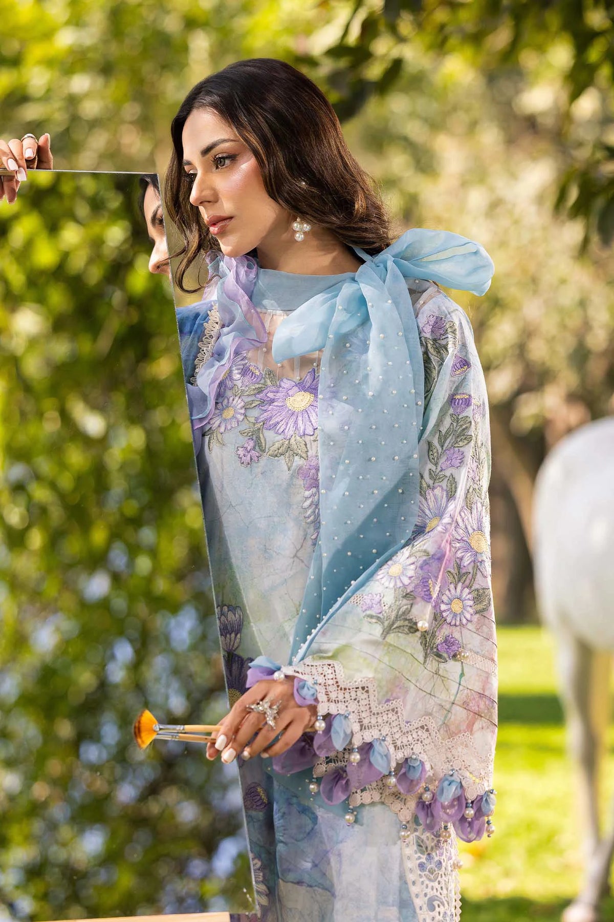 3 Piece – Printed Lawn
