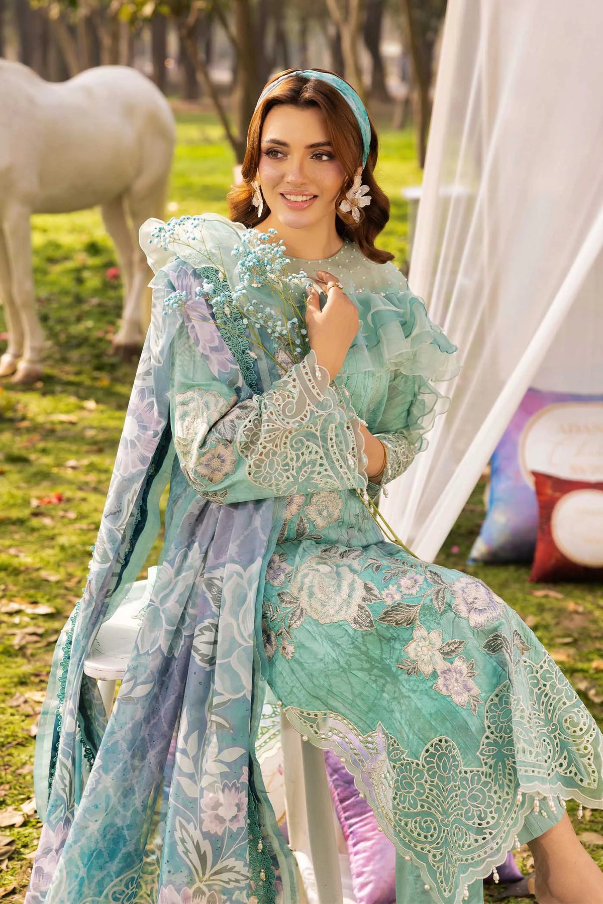 3 Piece – Printed Lawn