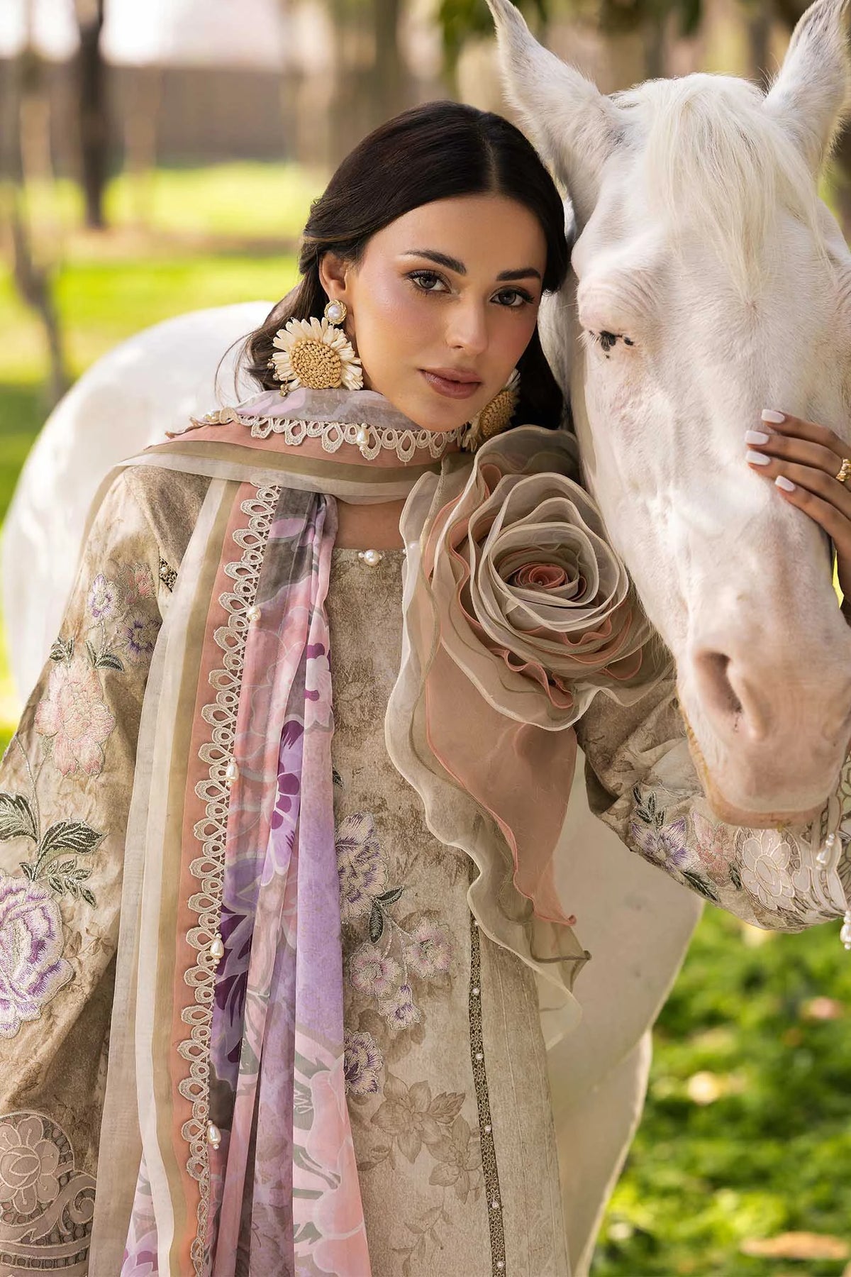 3 Piece – Printed Lawn