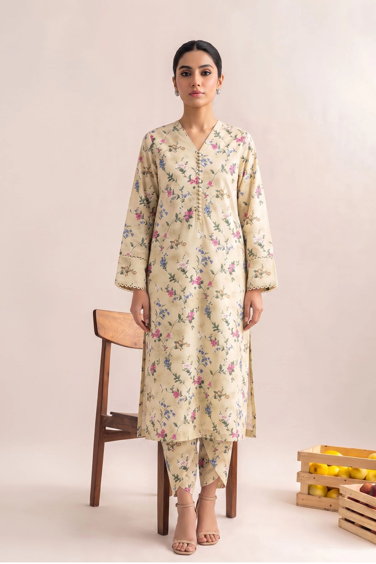 2 Piece – Printed Lawn