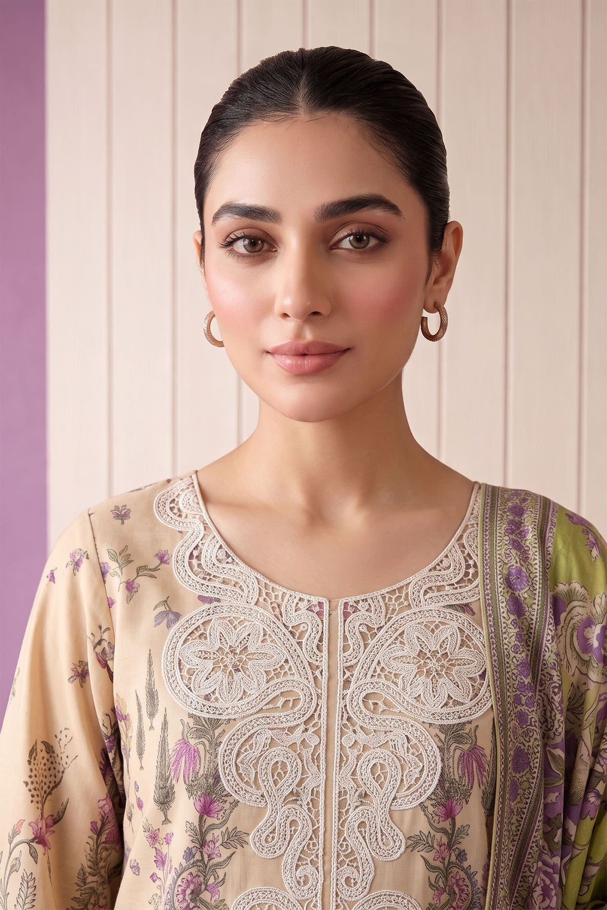 3 Piece – Printed Lawn