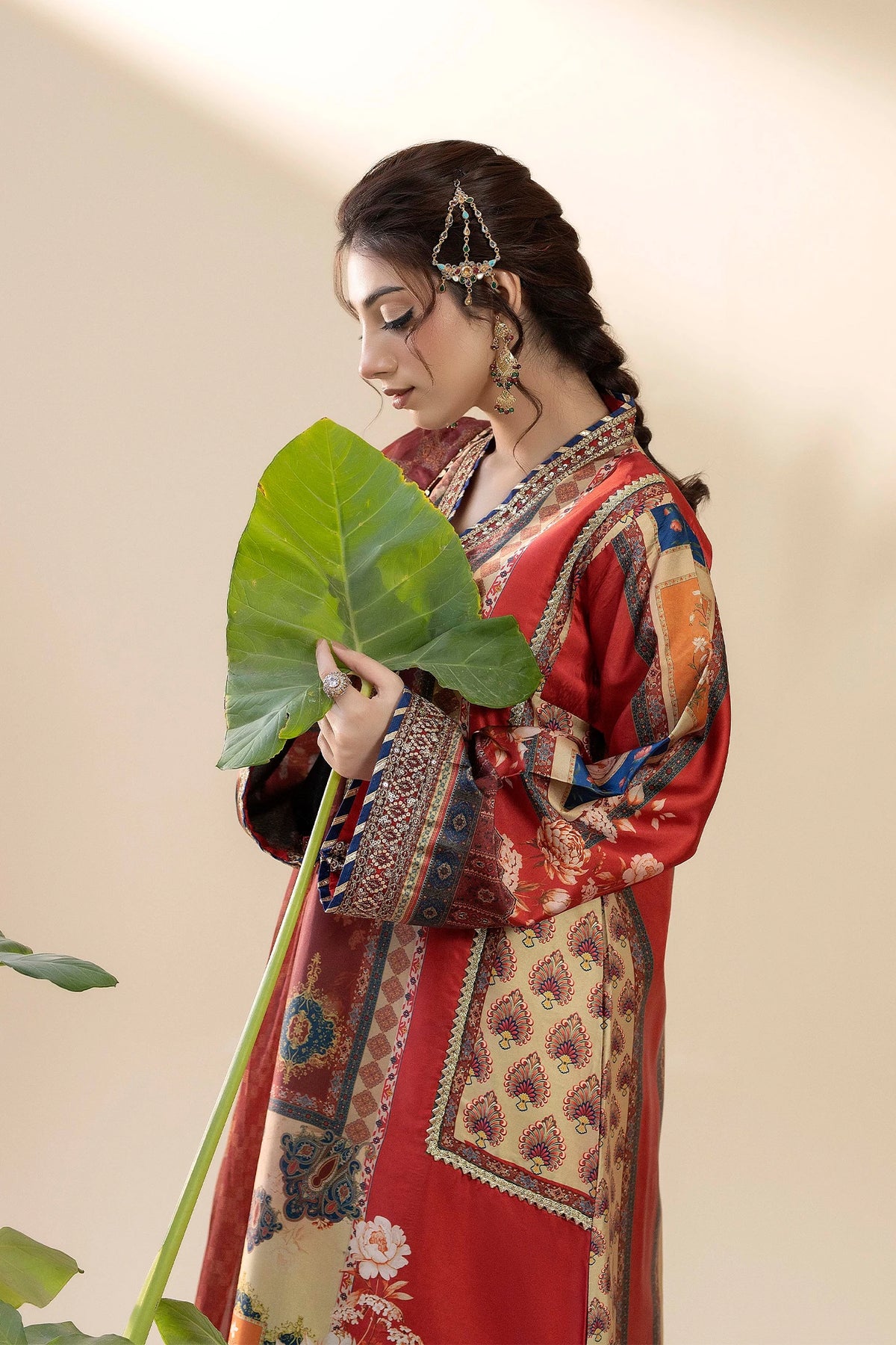 3 Piece – Printed Silk