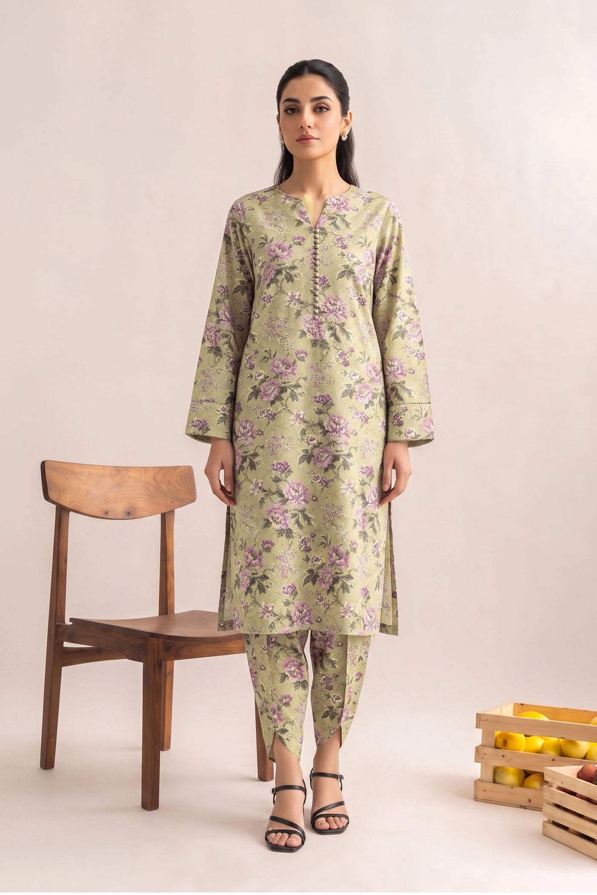 2 Piece – Printed Lawn