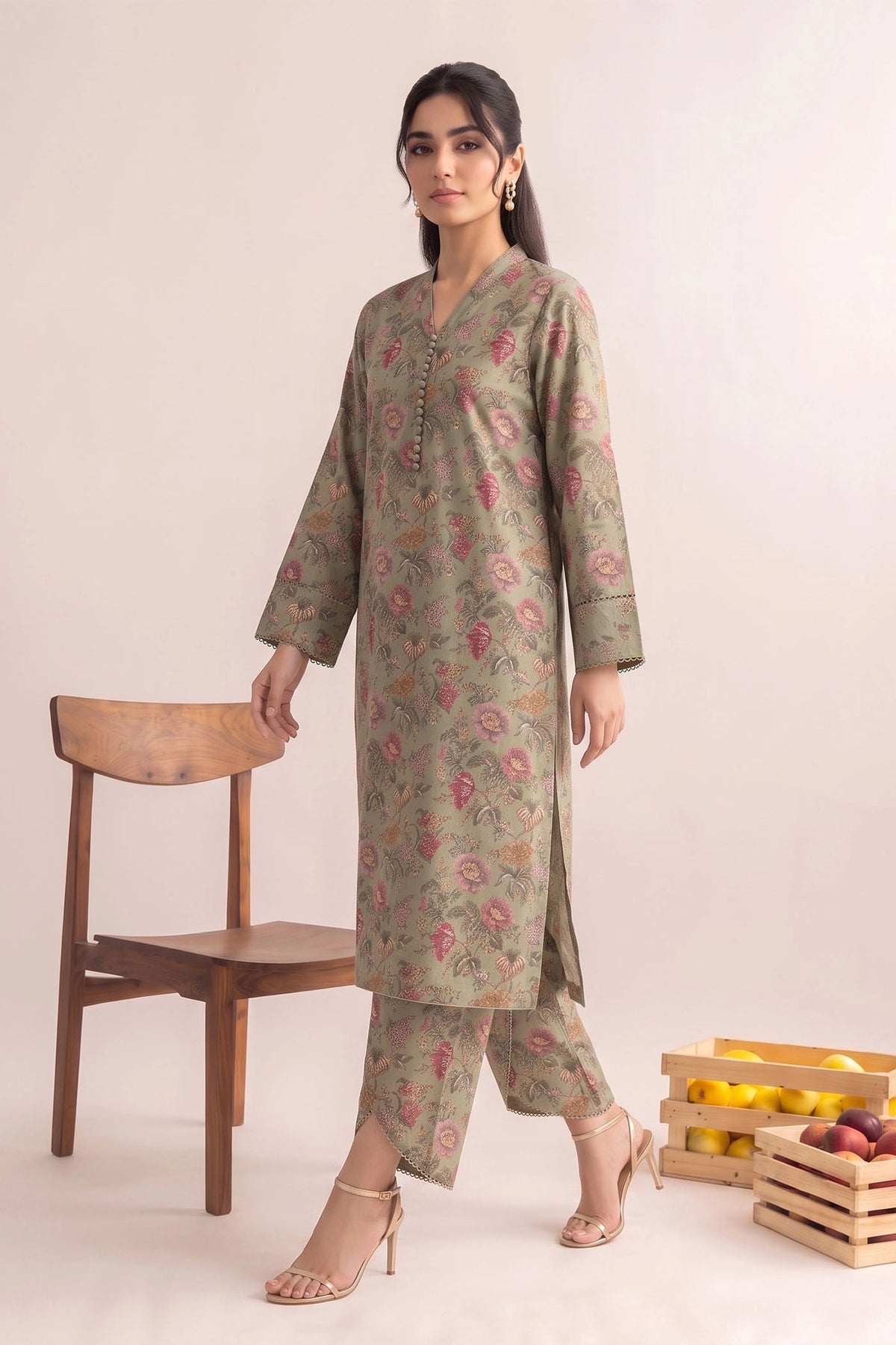 2 Piece – Printed Lawn