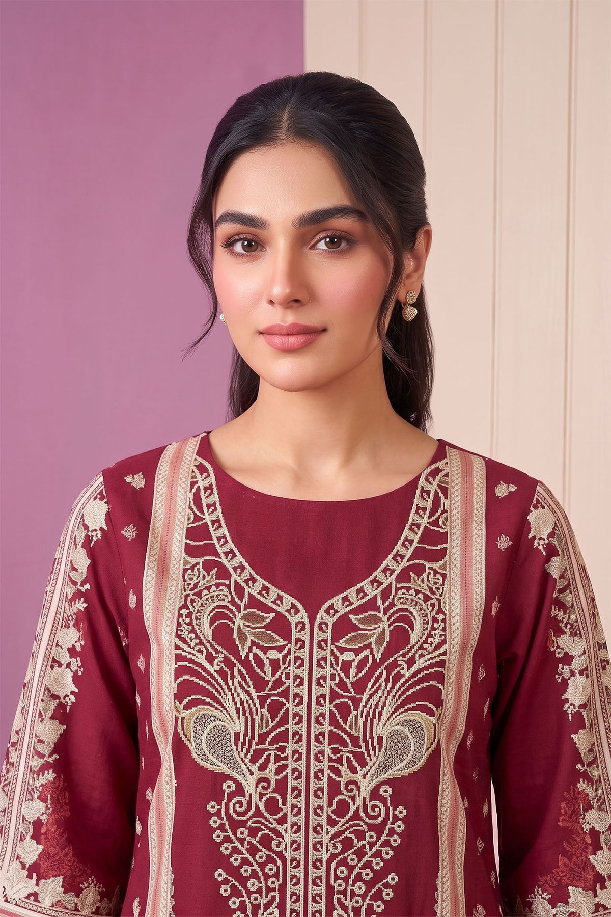 3 Piece – Printed Lawn