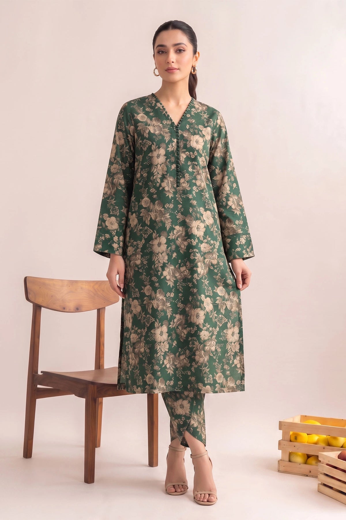 2 Piece – Printed Lawn