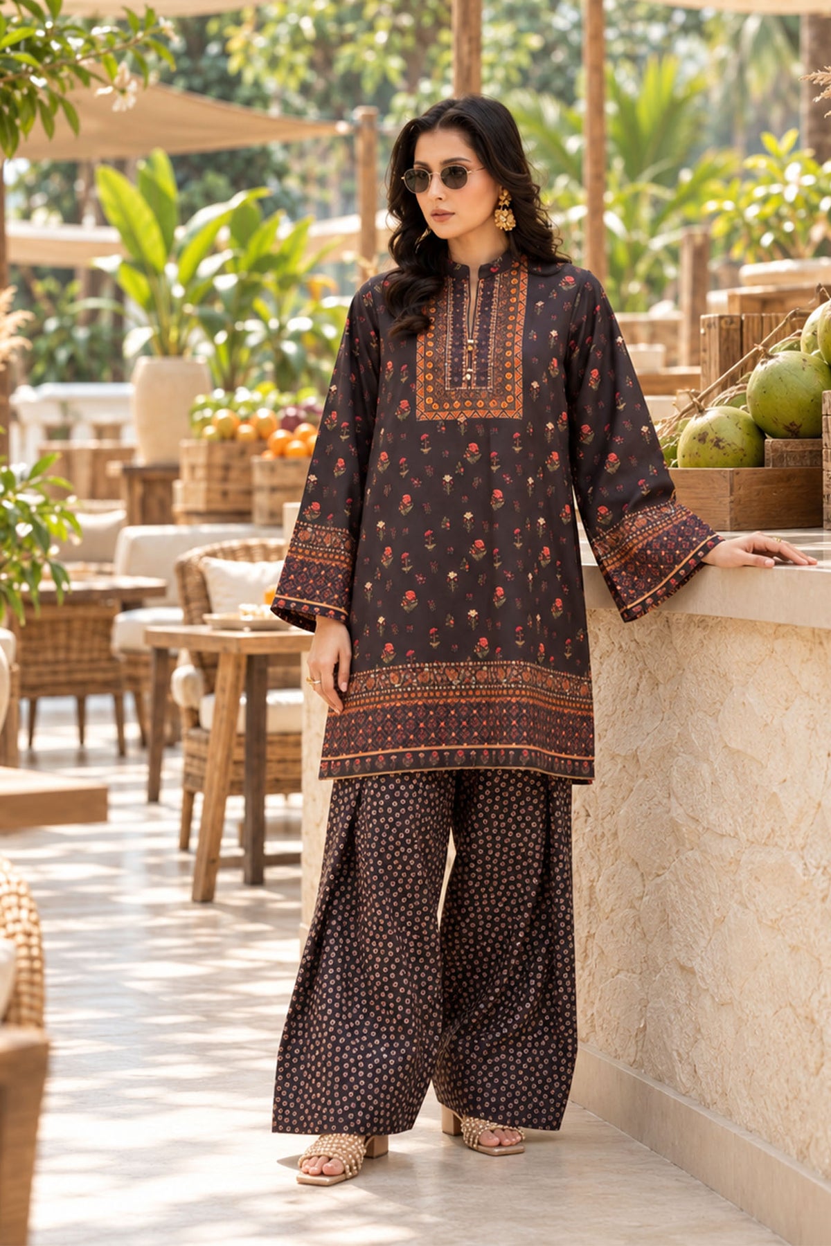 2 PIECE - PRINTED KHADDAR