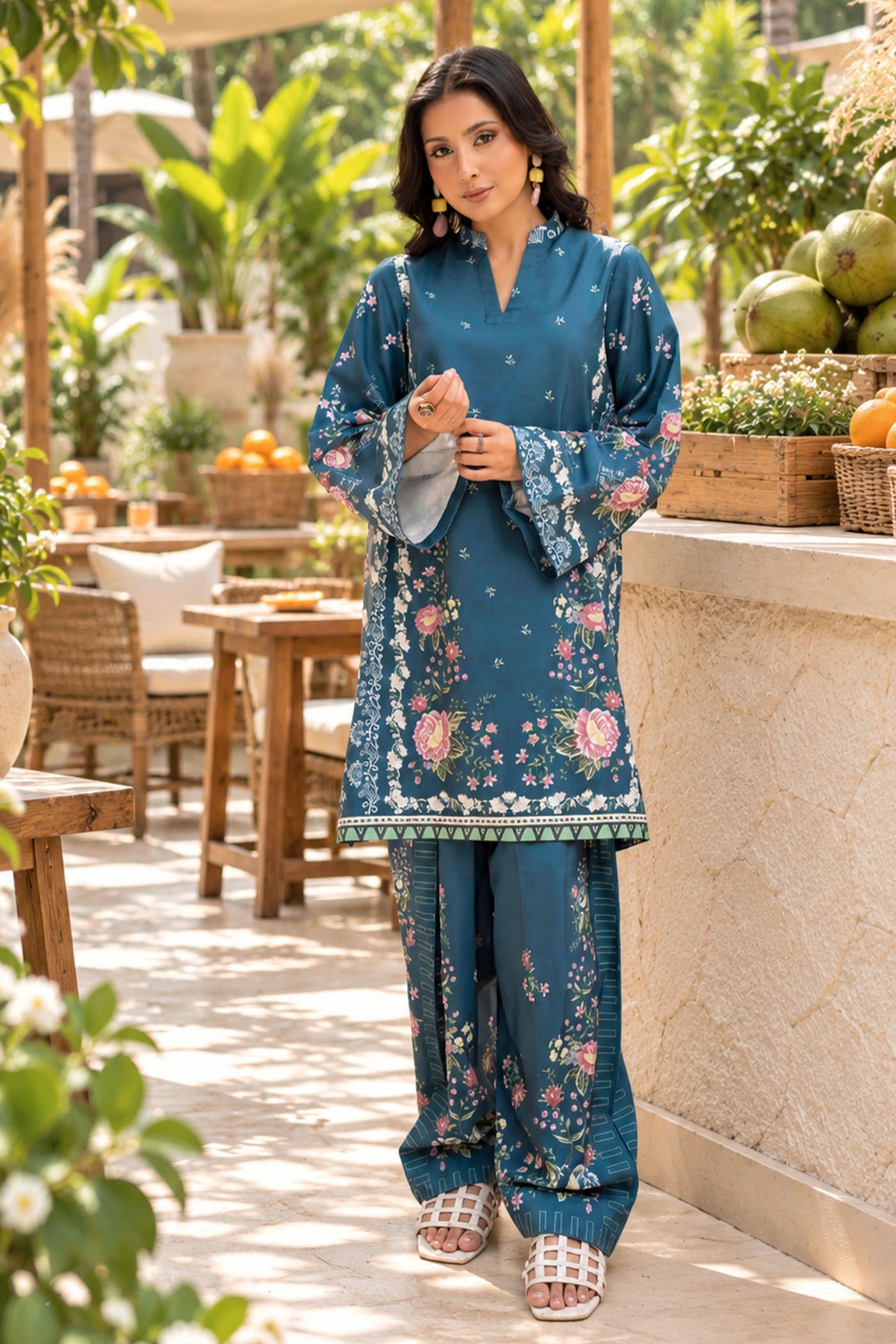 2 PIECE - PRINTED KHADDAR