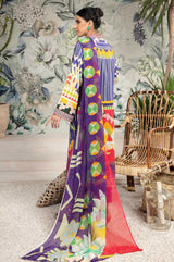 Slate - Printed & Embroidered Lawn 3PC