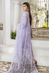 Viola Purple - Embroidered Organza Pret