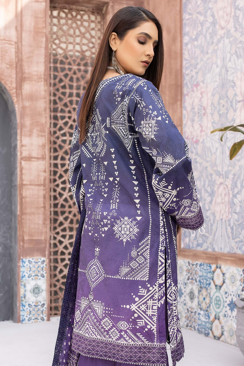 Twilight - Digital Printed & Embroidered Lawn
