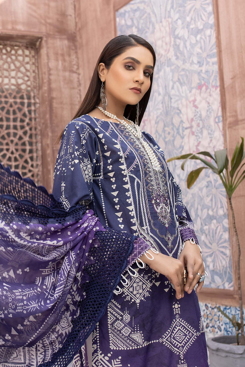 Twilight - Digital Printed & Embroidered Lawn