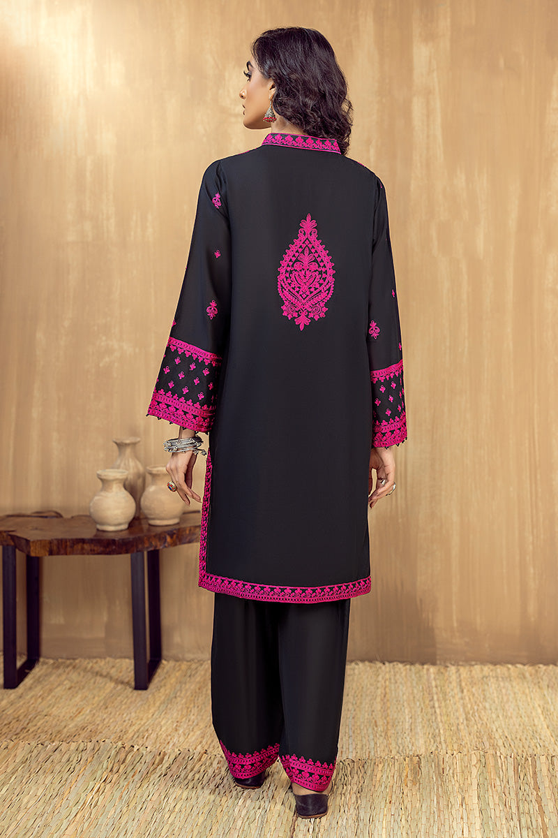 Soot - Stitched Embroidered Lawn 2PC